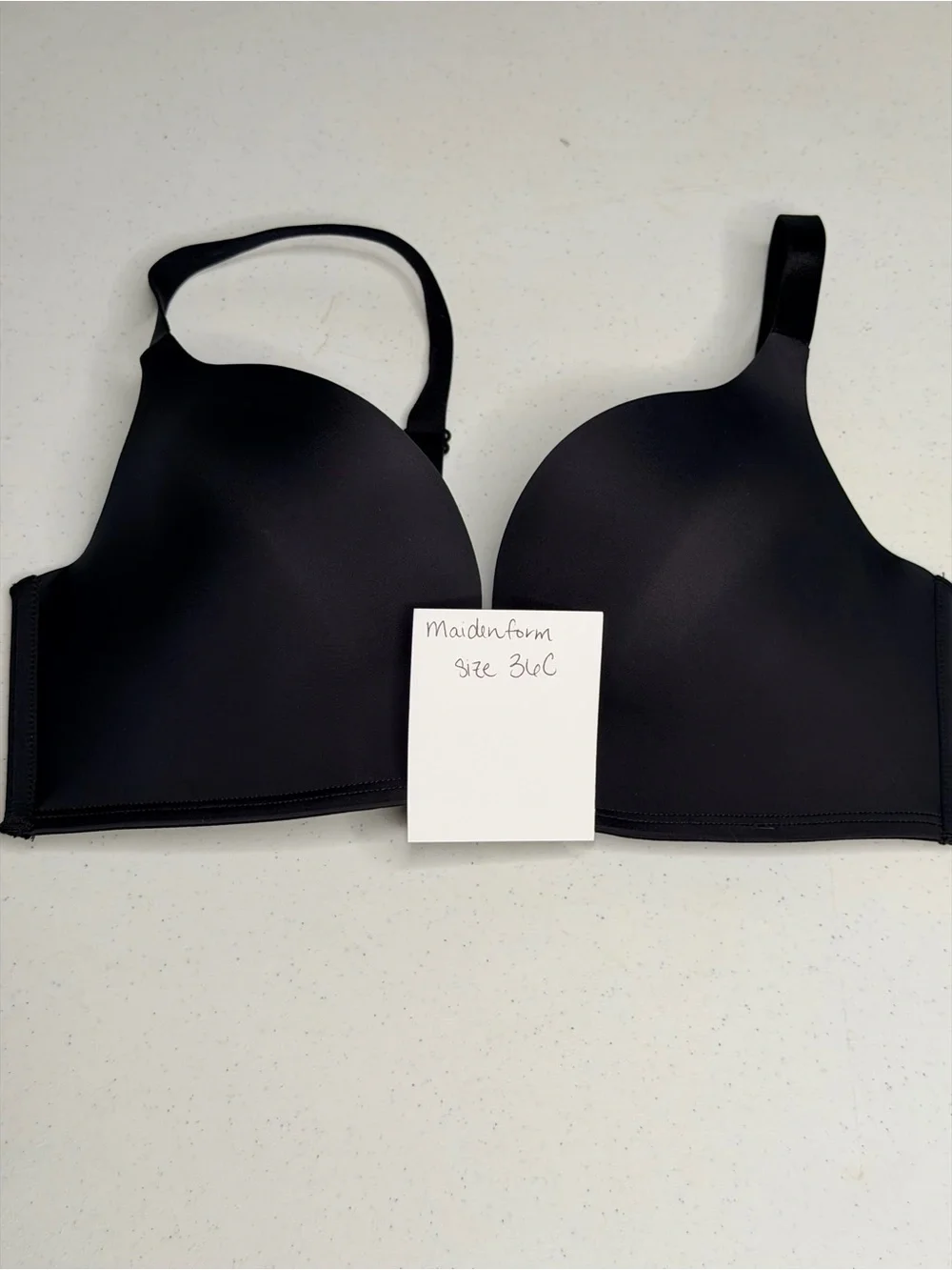 Maidenform Black Smooth Molded T-Shirt Bra